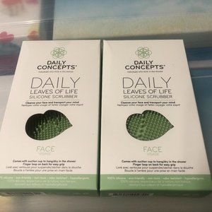 LOT of 2 Daily Concepts Silicone Face Scrubbers